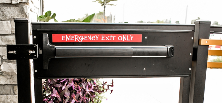 emergency push bar installation in Tamalpais-Homestead Valley